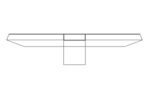 Locking bracket 8.4 A2 DIN432