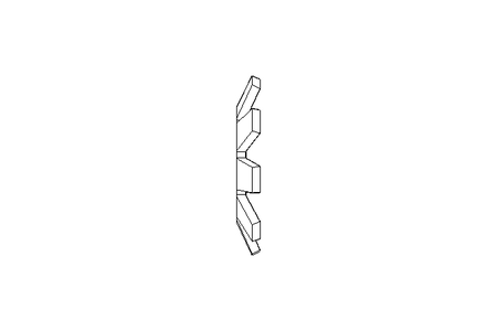 Frein d'écrou MB0 10x21 St DIN5406