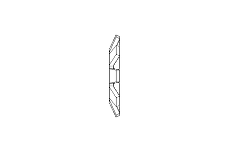 Sicherungsblech MB0 10x21 St DIN5406