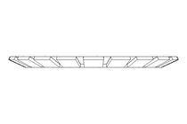 Locking bracket MB8 40x62 St DIN5406