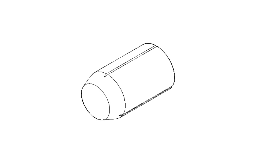 Spina cilindr.con intagli ISO 8740 3x6