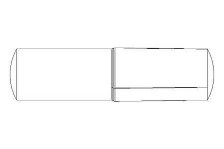 Grooved dowel pin ISO8741 2x8 A2