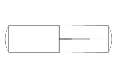 Goupille cannelée enfichable ISO 8741 2