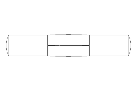 Grooved pin ISO8742 2x12 A2