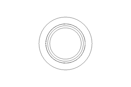 Enlarger M20 to M25 Ni-plated brass