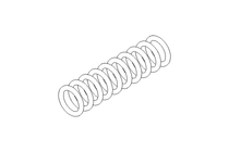 Molla di compressione D1=5 D2=4,3 L=19