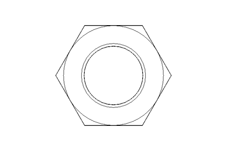 Hexagon nut M14x1.5 St-Zn DIN934