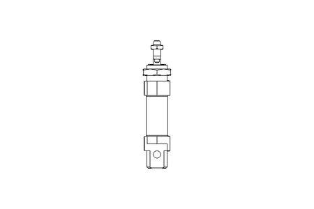 Doppelt wirkender Zylinder D20 Hub10