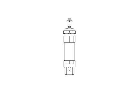 Doppelt wirkender Zylinder D20 Hub10