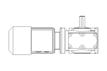 Motor engrenagem sem fim 0,25kW 9,5