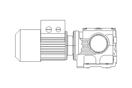 Motor engrenagem sem fim 0,25kW 9,5