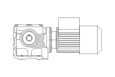 Motor engrenagem sem fim 0,25kW 9,5