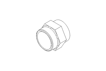 DOUBLE FITTING 2" L=62 DIN2990, 1.4571