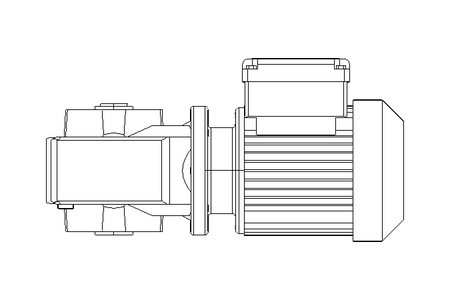 Worm gear motor 0.25kW 199 1/min