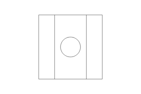 Bloco de deslize T M6 / 8 St-Zn