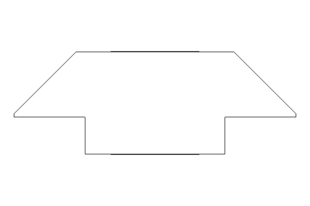 Sliding block T M6 / 8 St-Zn