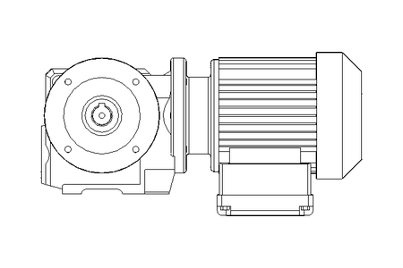 Schneckengetriebemotor 0,25kW 30 1/min