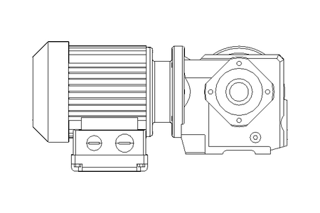 Schneckengetriebemotor 0,25kW 30 1/min