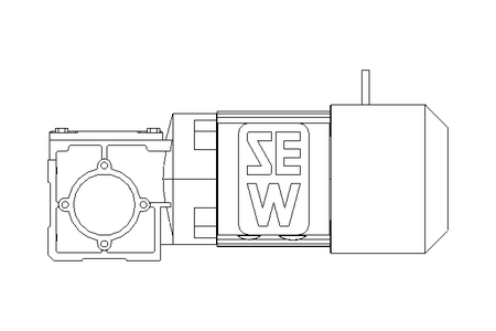 Motor de engren. angular 0,37kW 323