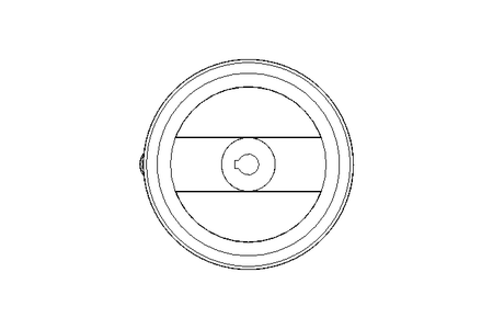 Handrad D=140 B=14H7NUT GN322-140-K14-D