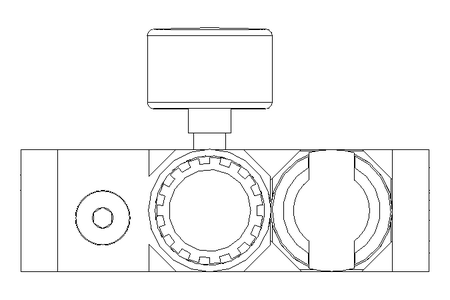 Air service unit 1/4"D Mini