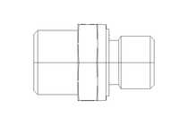 Pipe screw connector L 10 G1/4" 1.4571