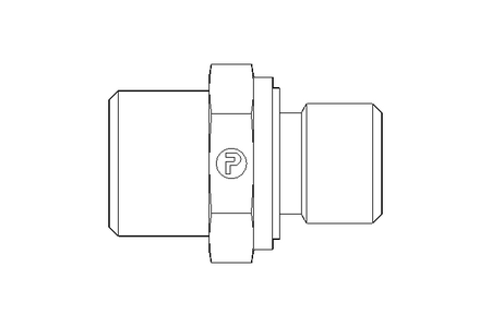 Conector roscado p/ tubos L 10 G1/4"