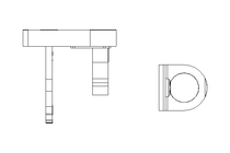 STRAIGHT ACTUATOR W/ BALL ADJUSTMENT