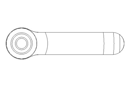 Klemmhebel M8x32 1.4305