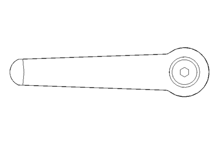 CLAMPING LEVER M8x63-1.4305