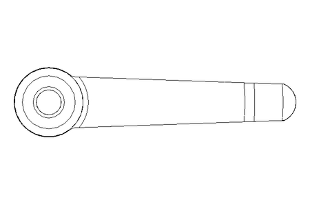 Klemmhebel M8 Innengewinde 1.4305