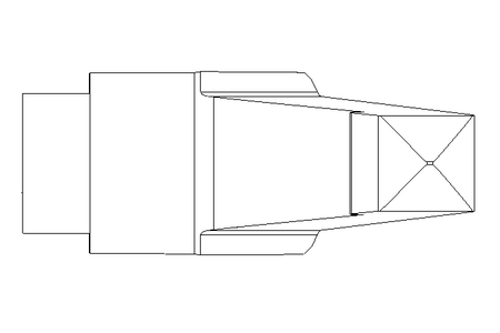 Klemmhebel M8 Innengewinde 1.4305