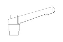 Klemmhebel M8 Innengewinde 1.4305