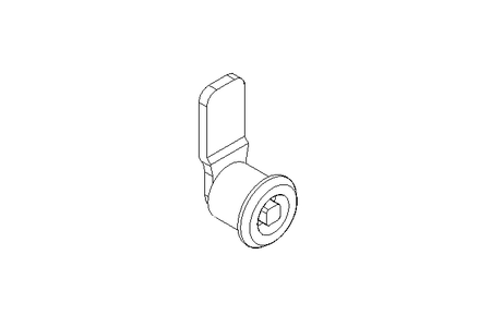 Drehriegel mit Zunge H20 Niro