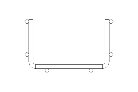 Chemin de câbles, grille 60x100x3000 mm