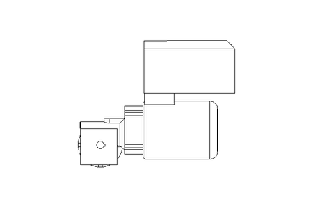 Schneckengetriebemotor 0,37 kW