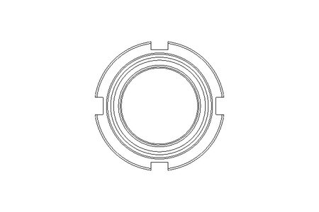 Nutmutter M24x1,5 St-Zn