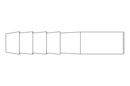 HOSE NIPPLE 1/4 " EXT. THREAD