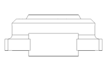 Rodamiento con brida EFOM 20x47