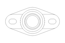 Фланцевый подшипник EFOM 20x47