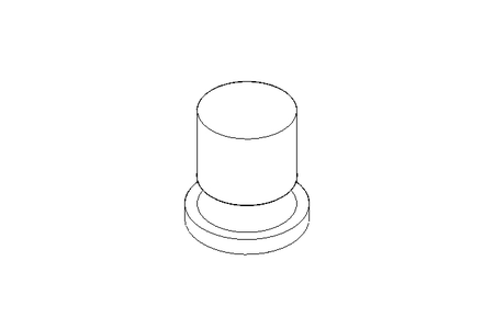 Gewindebolzen PT M6x8 A2-50 DIN 32501