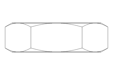 Tuerca hexagonal M36x3 St-Zn DIN439