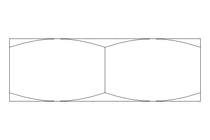 Tuerca hexagonal M36x3 St-Zn DIN439