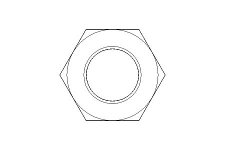 Tuerca hexagonal M36x3 St-Zn DIN439