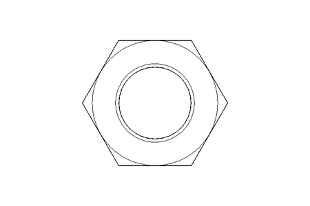 Hexagon nut M36x3 St-Zn DIN439