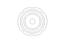 Membrane/diaphragm D=50 L/H=8 EPDM