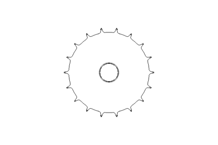 Roda dentada para corrente