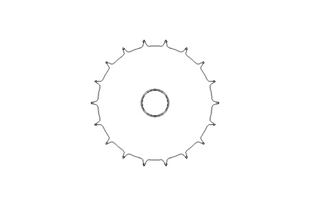 Roda dentada para corrente