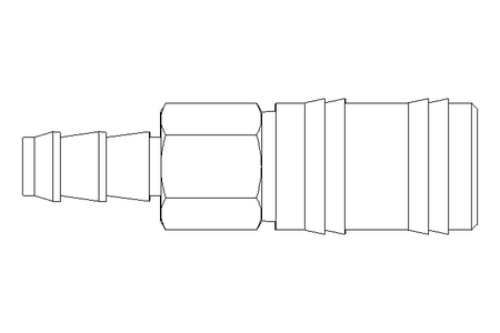 Kupplung Tülle DN 10 Ms