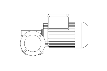 Schneckengetriebemotor 0,37kW 72 1/min